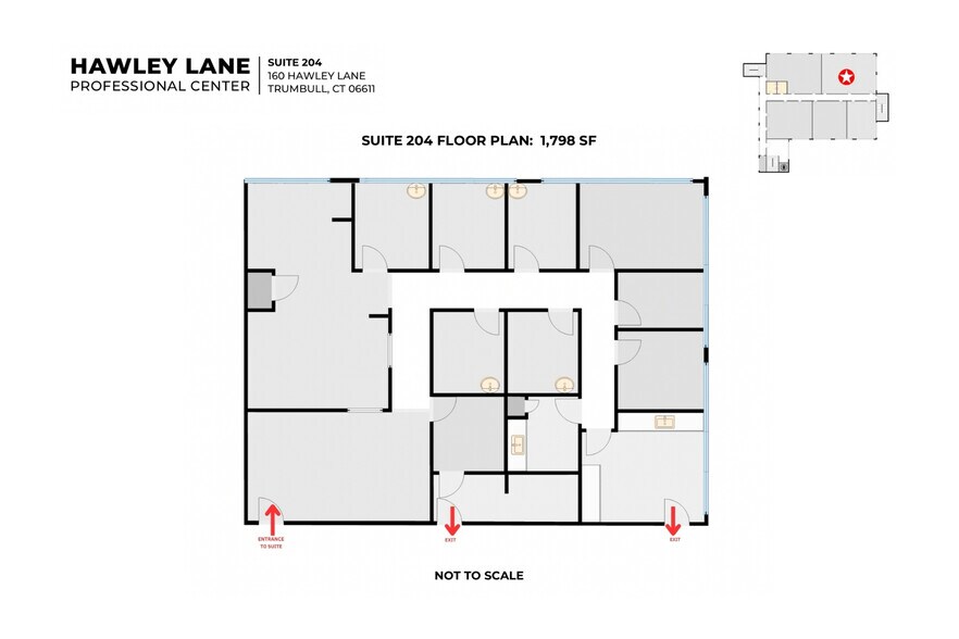 160 Hawley Ln, Trumbull, CT à louer - Plan d’étage – Image 3 sur 13