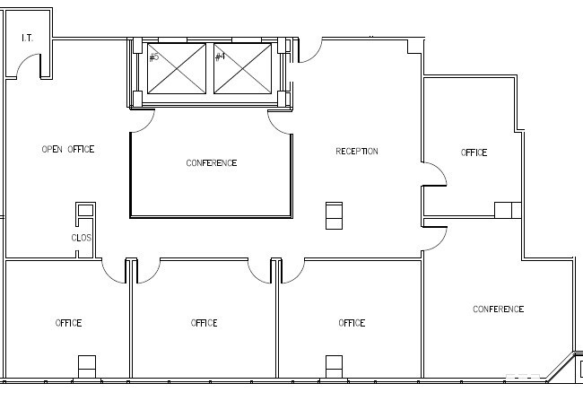 1667 K St NW, Washington, DC à louer Plan d’étage– Image 1 sur 1