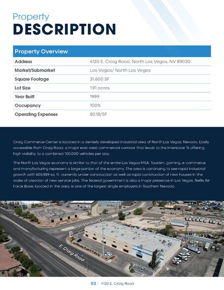 4120 E Craig Rd, North Las Vegas, NV à vendre - Autre – Image 3 sur 7