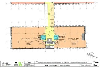 Bureau dans Saint-Priest à louer Plan d’étage– Image 1 sur 1