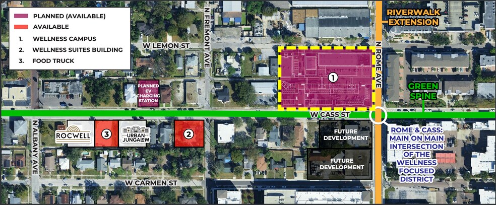 1701 W Cass St, Tampa, FL à louer - Plan de site – Image 2 sur 7
