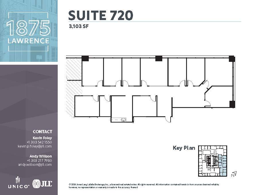 1875 Lawrence St, Denver, CO à louer Photo de l’immeuble– Image 1 sur 1