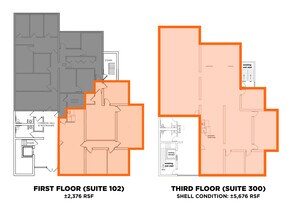 433 W Main St, Durham, NC à louer Plan d’étage– Image 1 sur 1