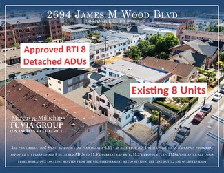 Plus de détails pour 2694 James M Wood Blvd, Los Angeles, CA - Logement à vendre