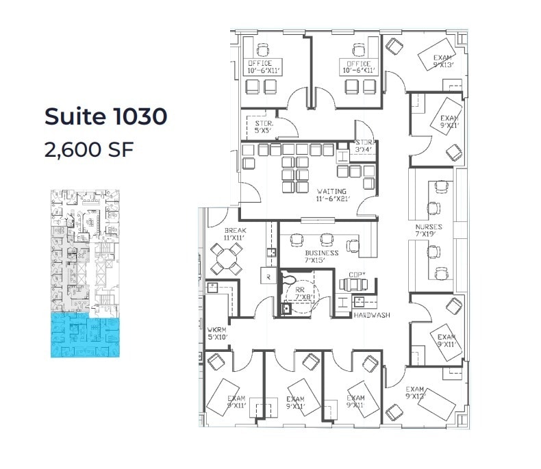 4126 Southwest Fwy, Houston, TX à louer Plan d’étage– Image 1 sur 1