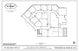 770 E Warm Springs Rd, Las Vegas, NV à louer Plan d’étage– Image 1 sur 1