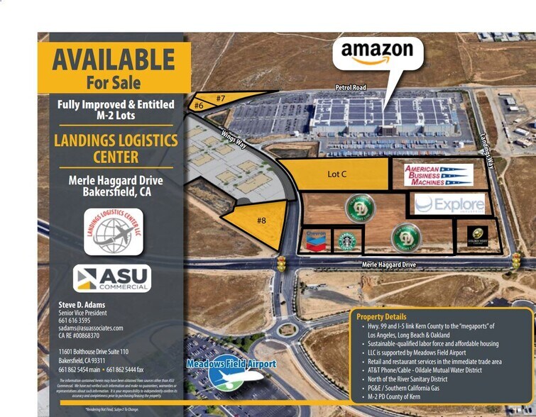 Landings Logistics Center - Merle Haggard Drive, Bakersfield, CA à vendre - Photo principale – Image 1 sur 1