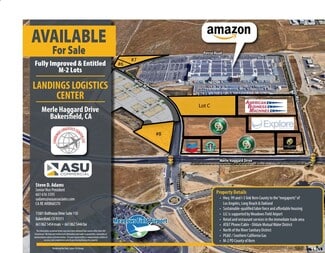 Plus de détails pour Landings Logistics Center - Merle Haggard Drive, Bakersfield, CA - Terrain à vendre
