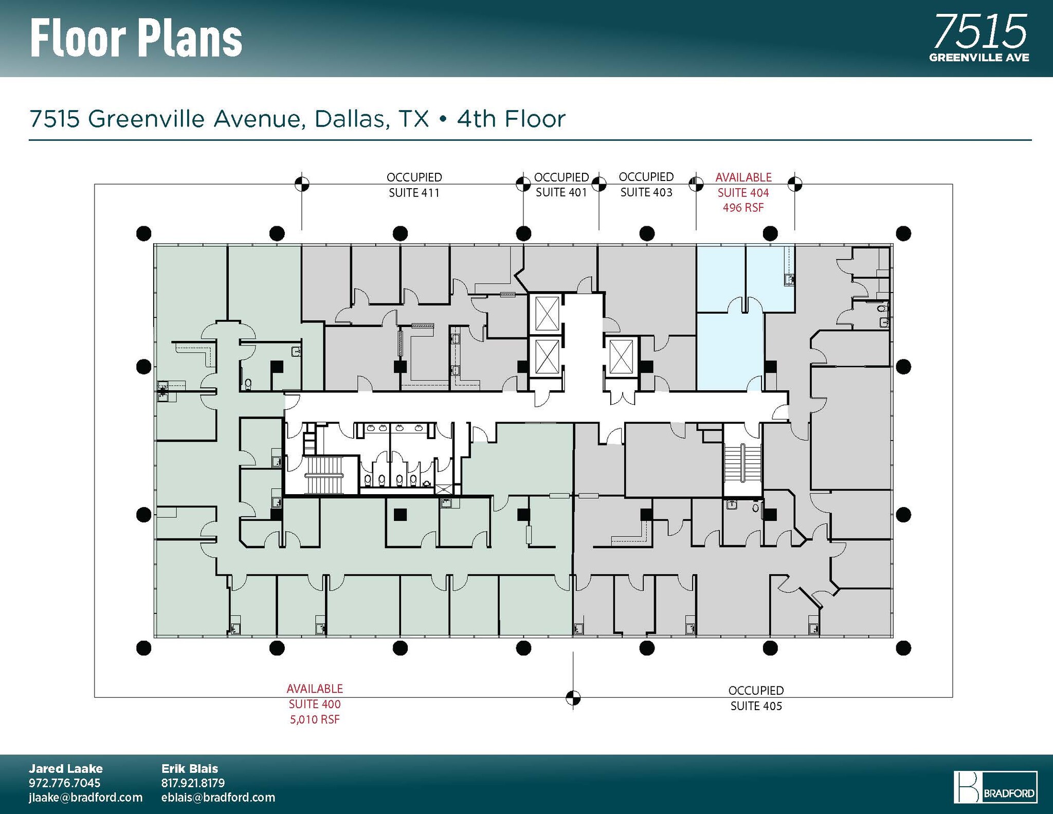 7515 Greenville Ave, Dallas, TX à louer Plan d’étage– Image 1 sur 2
