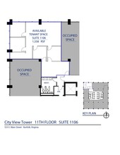 555 E Main St, Norfolk, VA à louer Plan d’étage– Image 1 sur 1