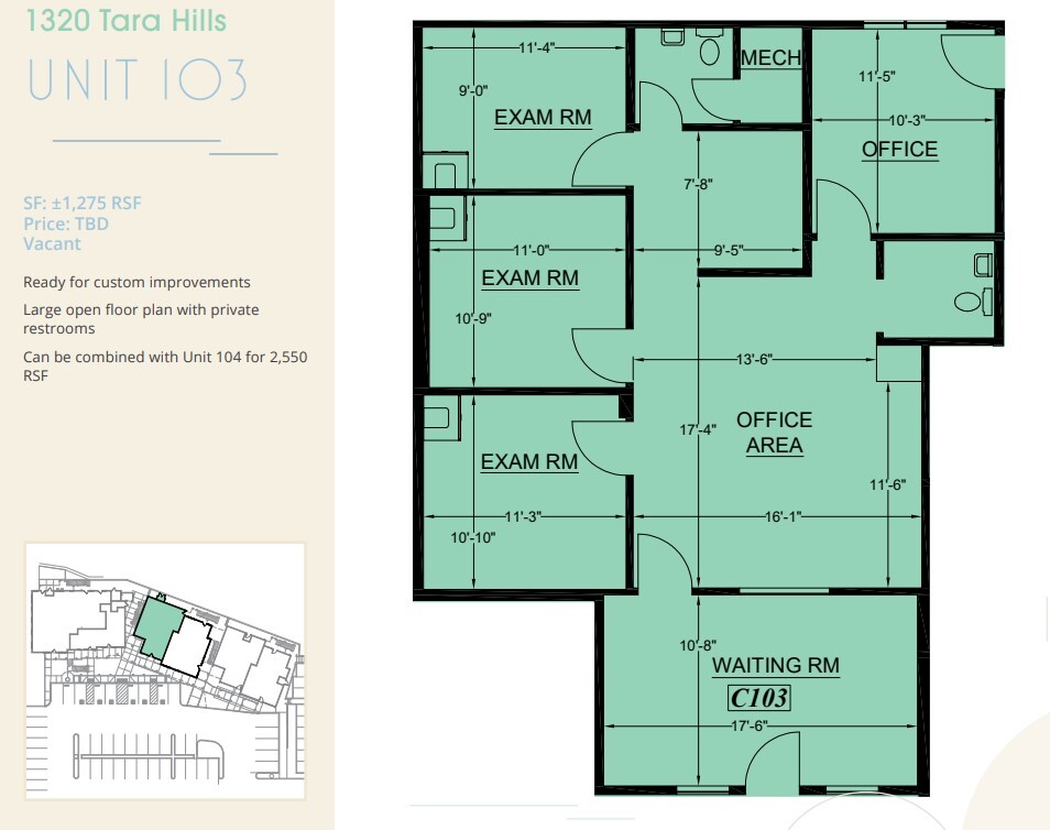 1320 Tara Hills Dr, Pinole, CA 94564 - Lot 103 - - Plan d’étage - Image 1 of 5