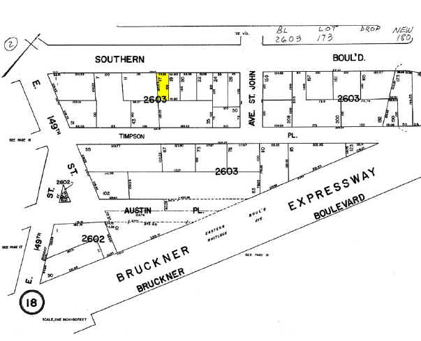 576 Southern Blvd, Bronx, NY à vendre - Plan cadastral – Image 2 sur 2