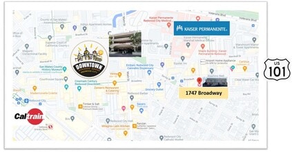 1747-1749 Broadway St, Redwood City, CA à louer Photo de l’immeuble– Image 2 sur 3