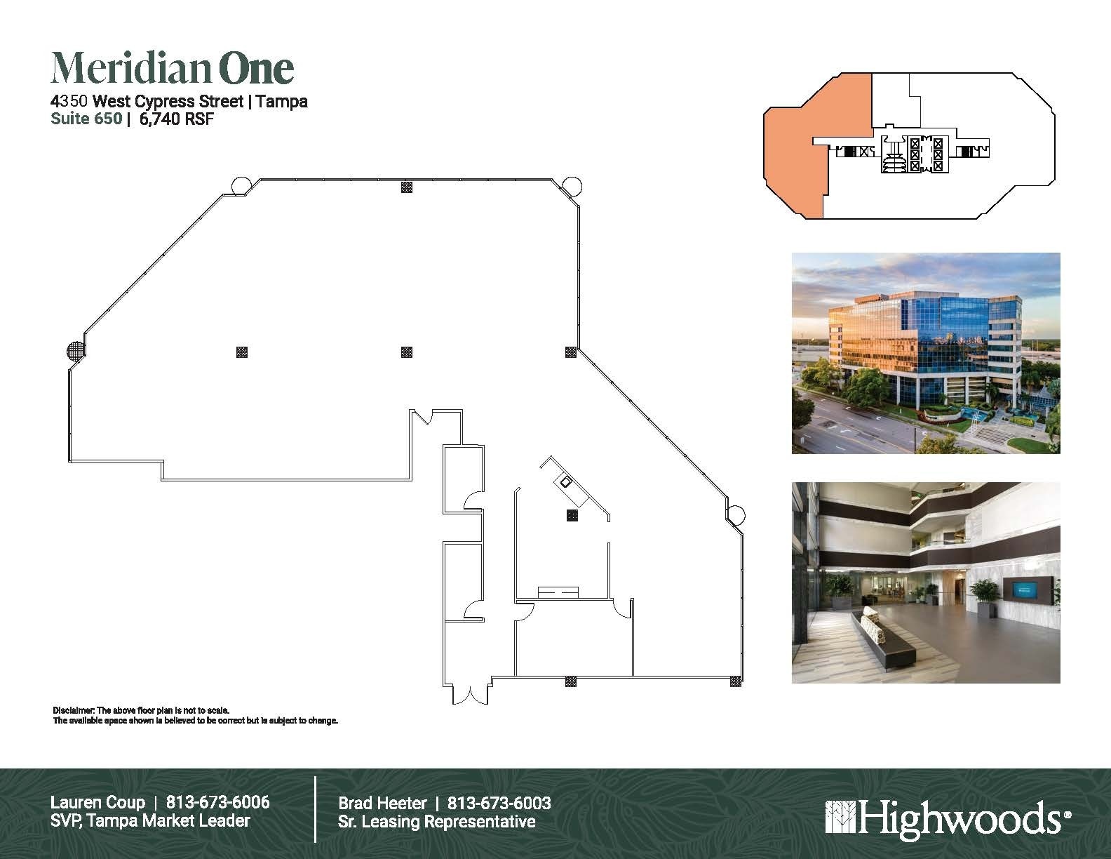 4350 W Cypress St, Tampa, FL à louer Plan d’étage– Image 1 sur 1