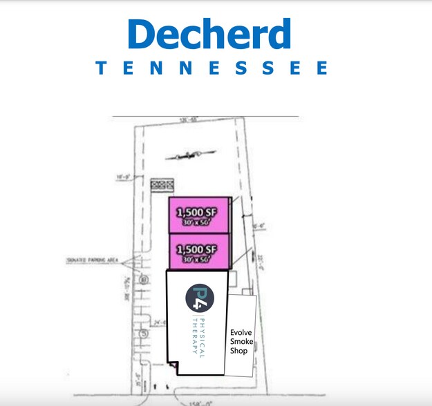 1760 Decherd Blvd, Decherd, TN à louer - Plan d’étage – Image 2 sur 10