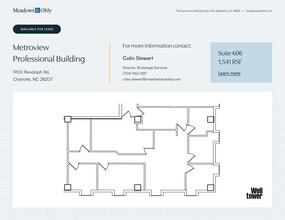 1900 Randolph Rd, Charlotte, NC à louer Plan de site– Image 1 sur 2
