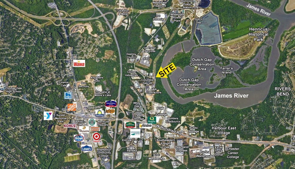 1900 Battery Dantzler Rd, Chester, VA à louer - Aérien – Image 2 sur 4