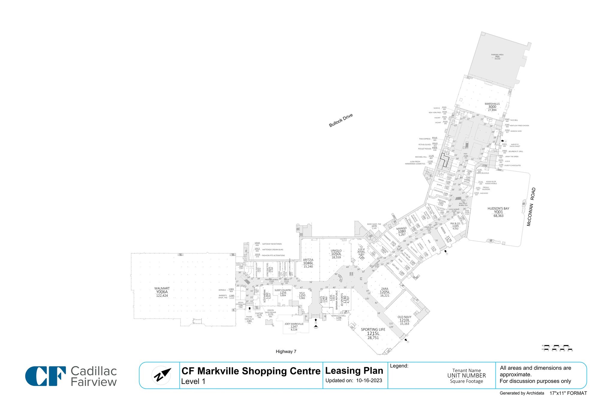 5000 Highway 7 E, Markham, ON à louer Plan de site– Image 1 sur 1