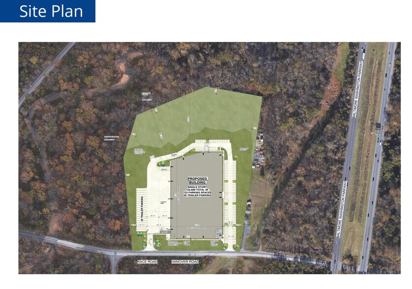 1384 Hanover Rd, Hanover, MD à louer - Plan de site – Image 3 sur 3