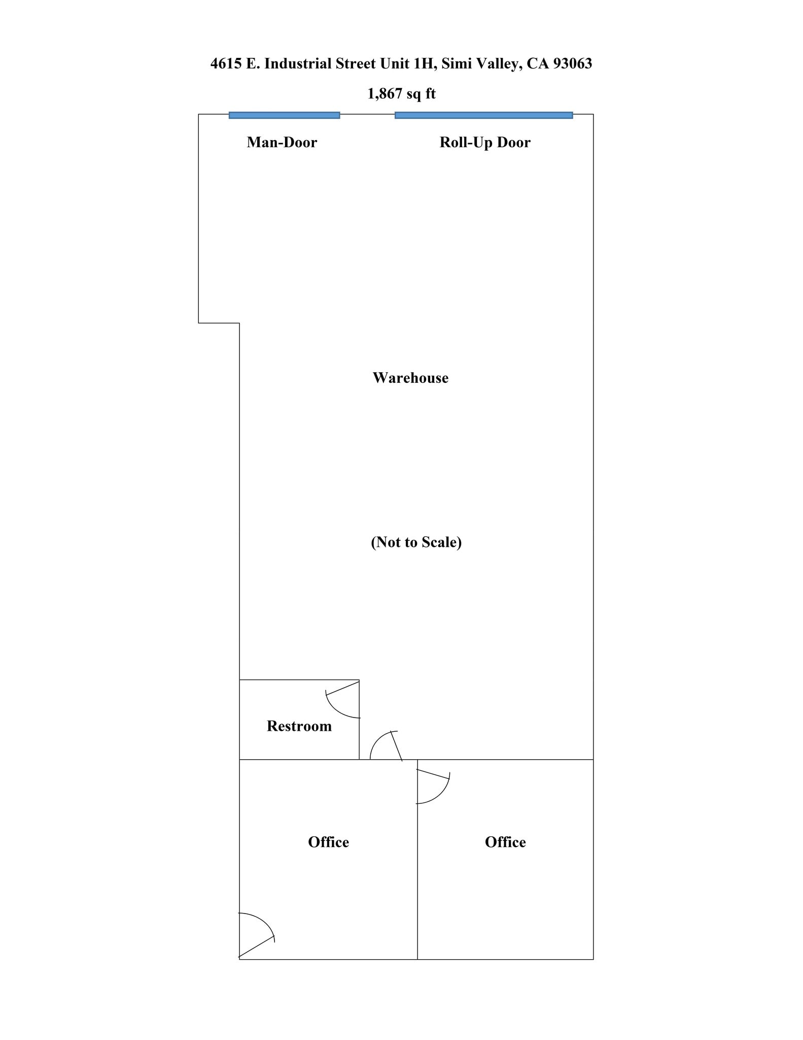 4615 Industrial St, Simi Valley, CA à louer Plan de site– Image 1 sur 1