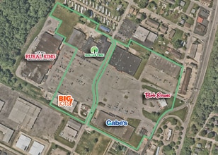 180 Park Center Dr, Parkersburg, WV - Vue aérienne vue de carte
