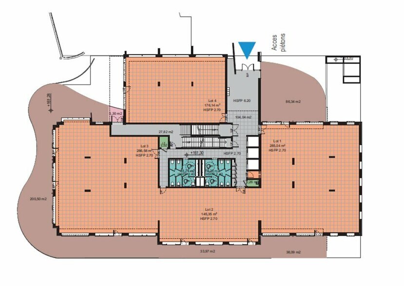 Bureau dans Valbonne à louer - Plan d’étage – Image 3 sur 3