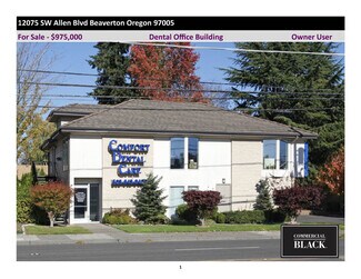 Plus de détails pour 12075 SW Allen Blvd, Beaverton, OR - Bureau à vendre