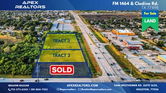 Plus de détails pour FM 1464 & Clodine Rd, Richmond, TX - Terrain à vendre