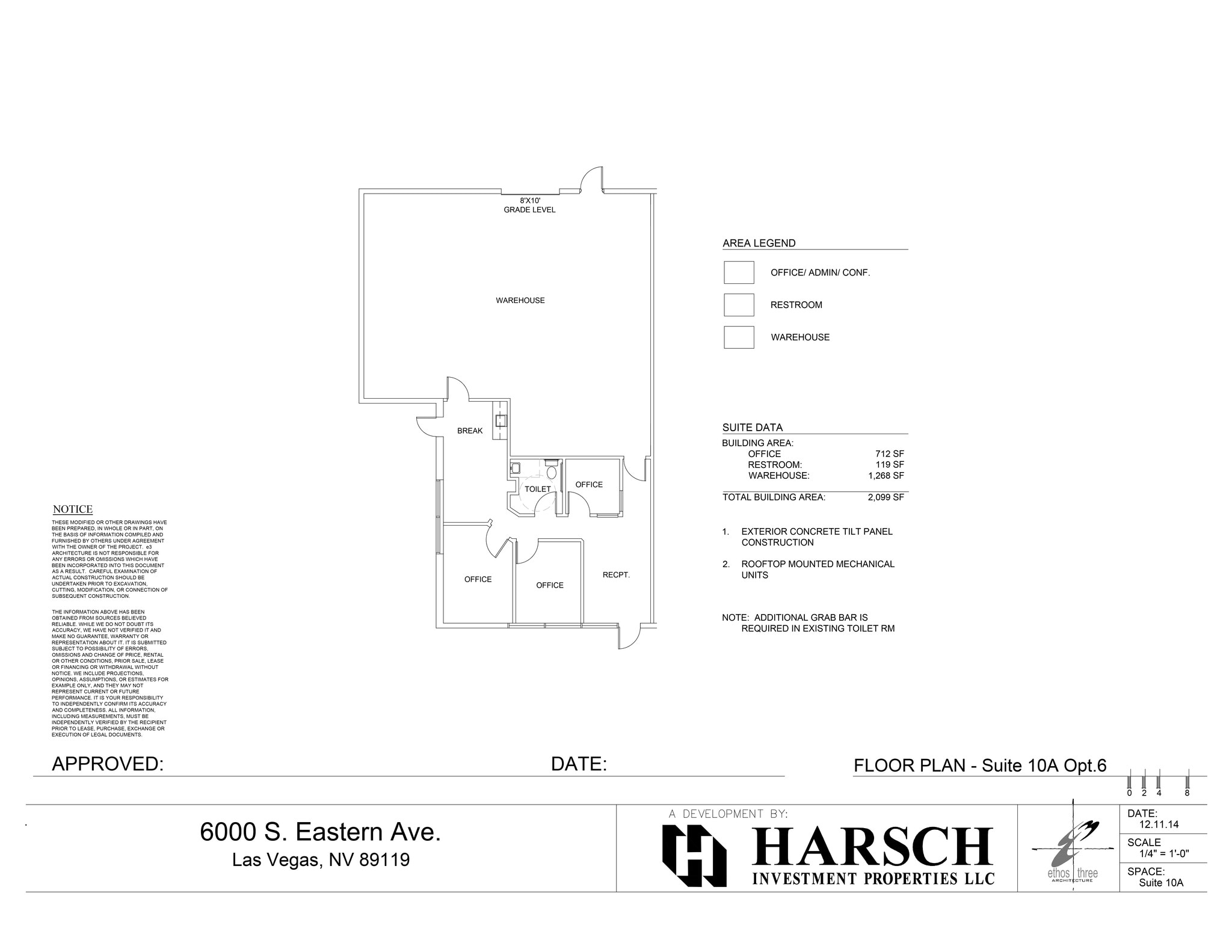 6000 S Eastern Ave, Las Vegas, NV à louer Plan de site– Image 1 sur 1