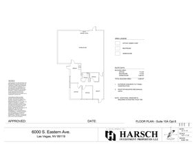 6000 S Eastern Ave, Las Vegas, NV à louer Plan de site– Image 1 sur 1