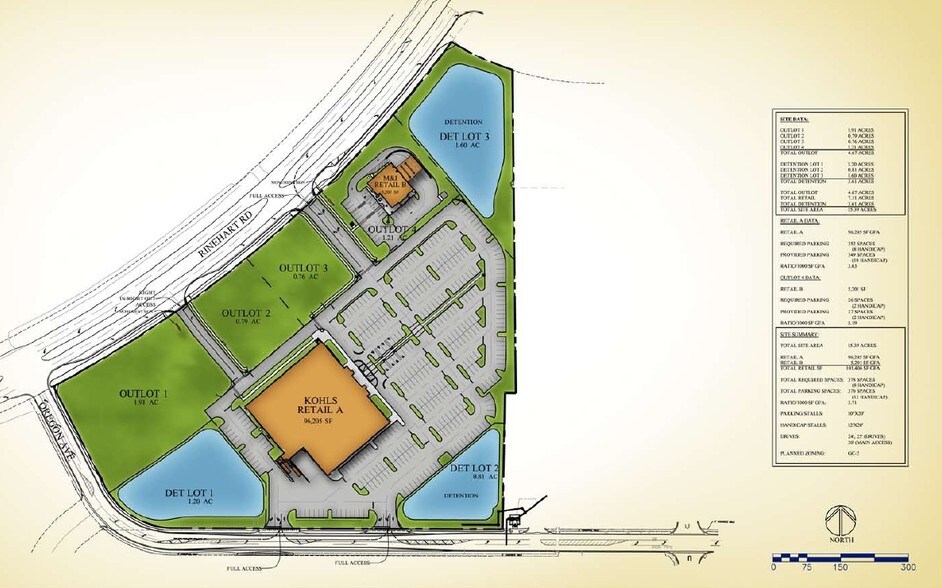 1371 Rinehart Rd, Sanford, FL à louer - Plan de site – Image 2 sur 2
