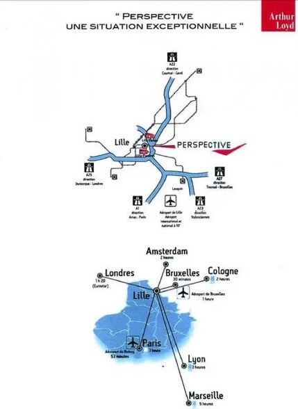 Bureau dans Lille à louer - Plan d’étage – Image 3 sur 5