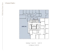 7700 Chevy Chase Dr, Austin, TX à louer Plan d’étage– Image 1 sur 1