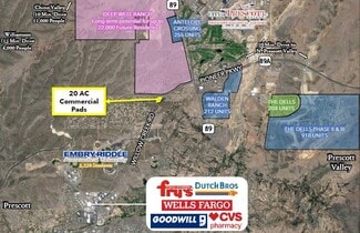 Plus de détails pour SEC Willow Creek & Pioneer Pky, Prescott, AZ - Terrain à vendre