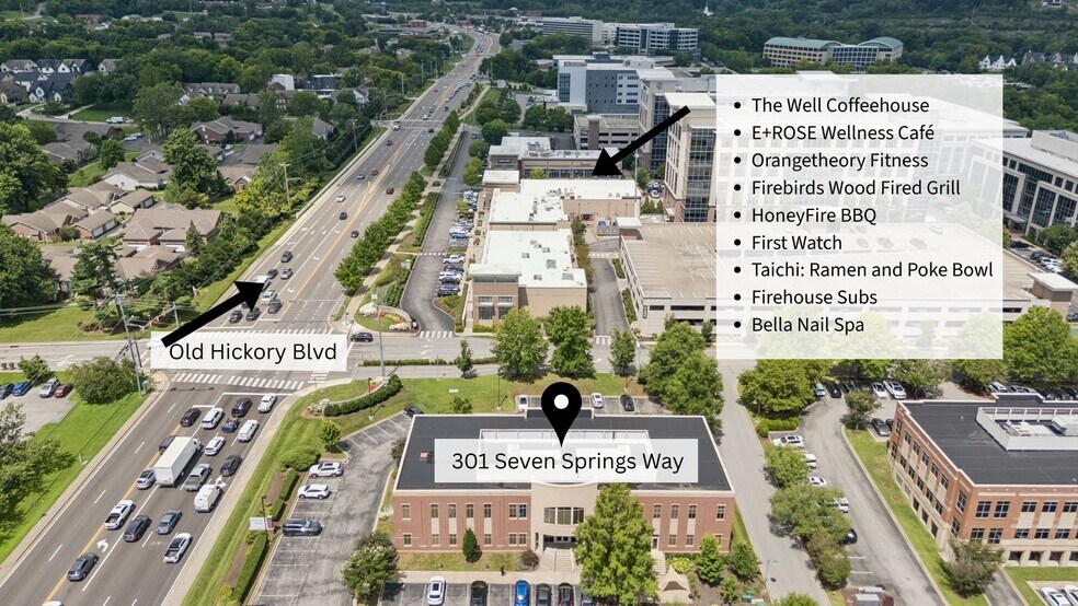 301 Seven Springs Way, Brentwood, TN à louer - Photo de l’immeuble – Image 3 sur 13
