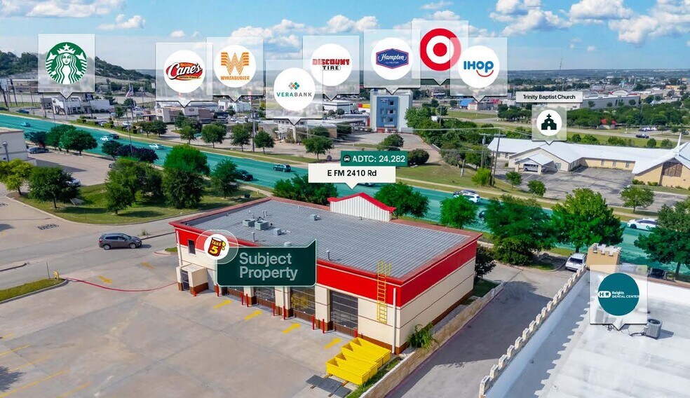 408 E FM 2410 Rd, Harker Heights, TX à vendre - Photo de l’immeuble – Image 3 sur 5