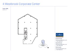 4 Westbrook Corporate Ctr, Westchester, IL à louer Plan d’étage– Image 1 sur 1