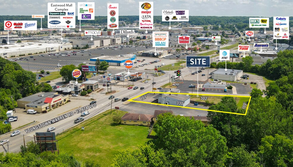 5340 Youngstown Warren Rd, Niles, OH à louer - Photo de l’immeuble – Image 2 sur 11