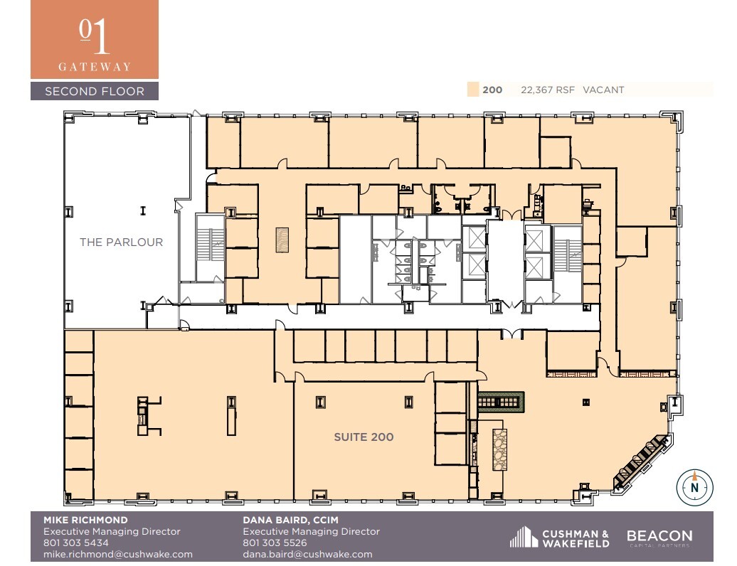 90 S 400 W, Salt Lake City, UT à louer Plan d’étage– Image 1 sur 1