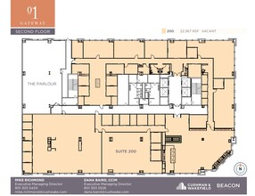 90 S 400 W, Salt Lake City, UT à louer Plan d’étage– Image 1 sur 1