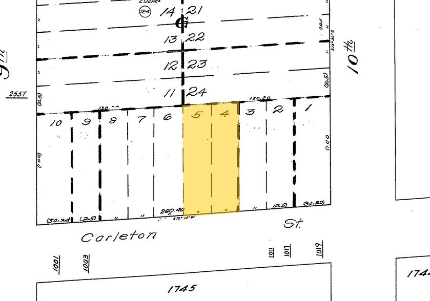 2600 10th St, Berkeley, CA à louer - Plan cadastral – Image 2 sur 14