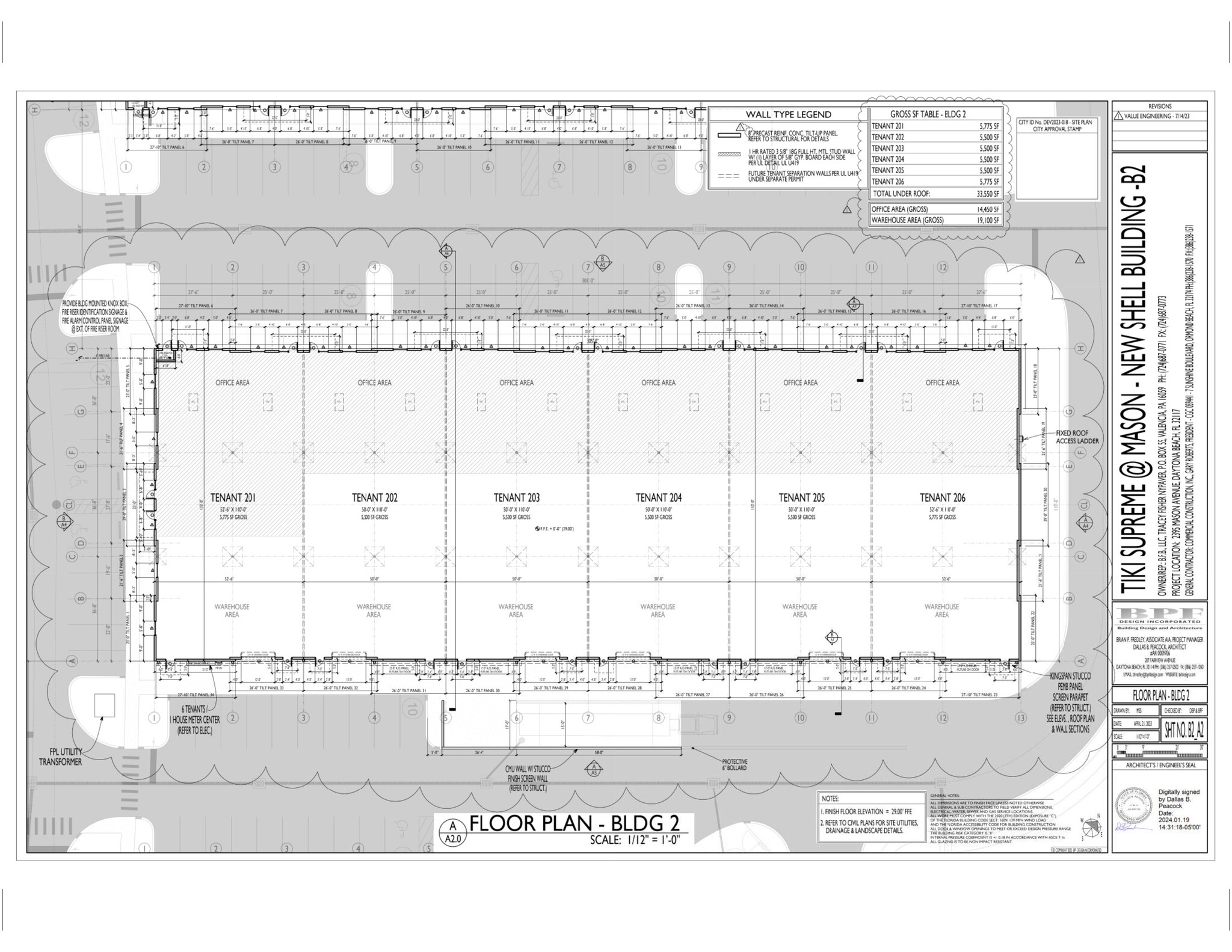 2399 Mason Ave, Daytona Beach, FL à louer Plan de site– Image 1 sur 12