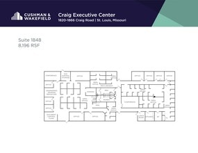 1820-1868 Craig Rd, Saint Louis, MO à louer Plan de site– Image 1 sur 1