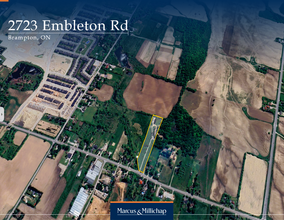 2723 Embleton Rd, Brampton, ON - VUE AÉRIENNE  vue de carte