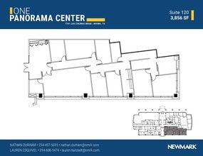 7701 Las Colinas Rdg, Irving, TX à louer Plan d’étage– Image 1 sur 1