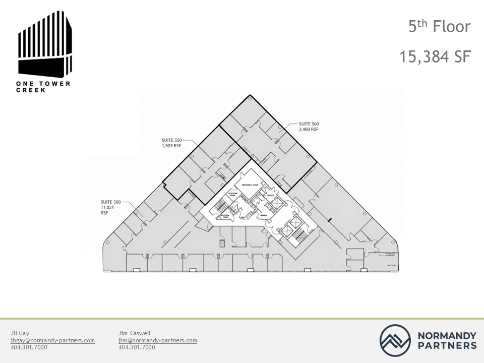 3101 Towercreek Pkwy SE, Atlanta, GA à louer Plan d’étage– Image 1 sur 1