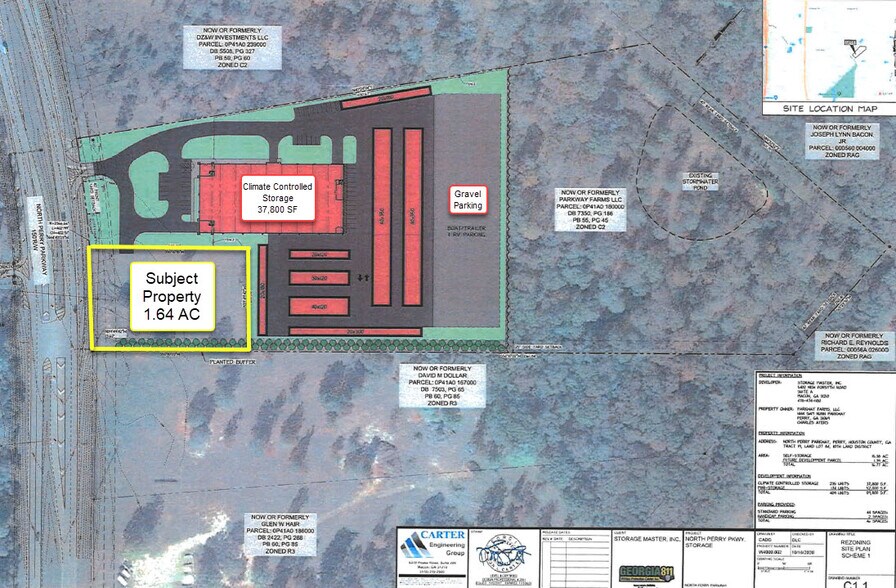 424 Perry Pky, Perry, GA à vendre - Plan de site – Image 1 sur 3