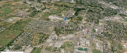 802-810, Fredericksburg, TX - Vue aérienne vue de carte