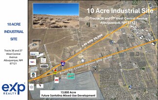 Plus de détails pour Central Avenue Northwest, Albuquerque, NM - Terrain à louer