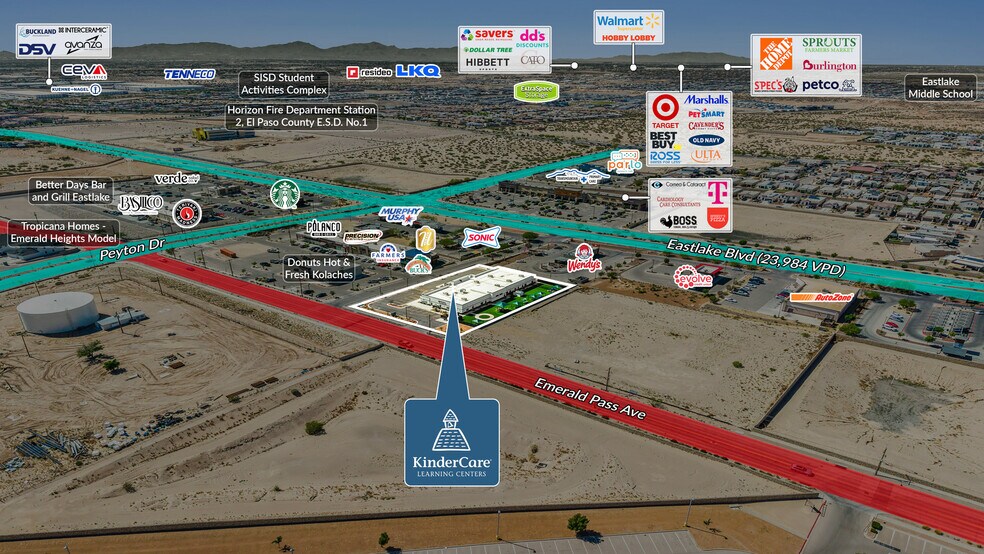 13007 Emerald Pass Ave, El Paso, TX à vendre - Photo de l’immeuble – Image 3 sur 5